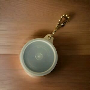 Vintage Tupperware Keychain Bowl with Lid Seal Blue c1970s Nice Condition USA